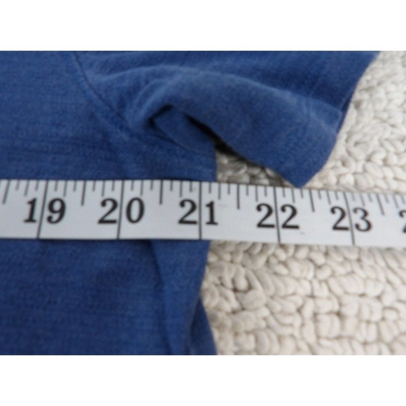 Calvin Klein Mens Blue Short Sleeve Medium Wash Collared Polo Shirt Size Large - Picture 4 of 5